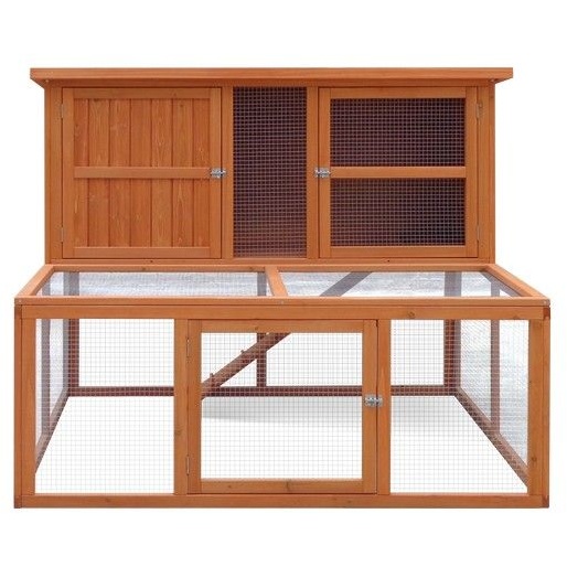 Harrisons Bowness Double Height Hutch & Run Natural