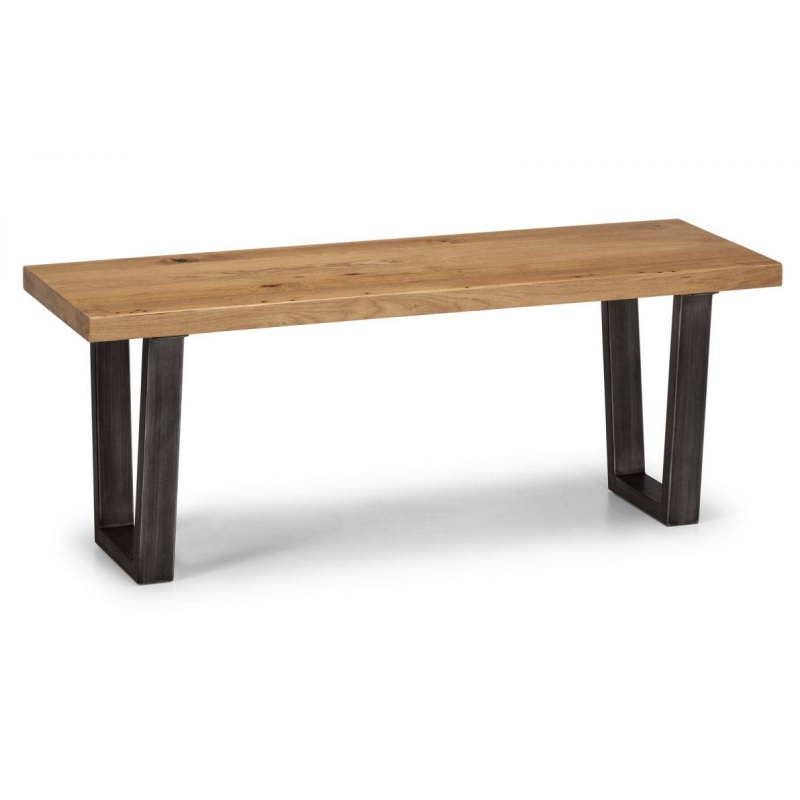 Julian Bowen Grain Brooklyn Oak Bench