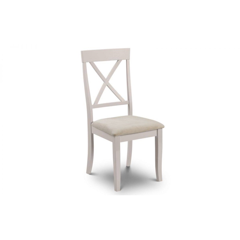 Julian Bowen Davenport Elephant Grey Dining Chair DAV202