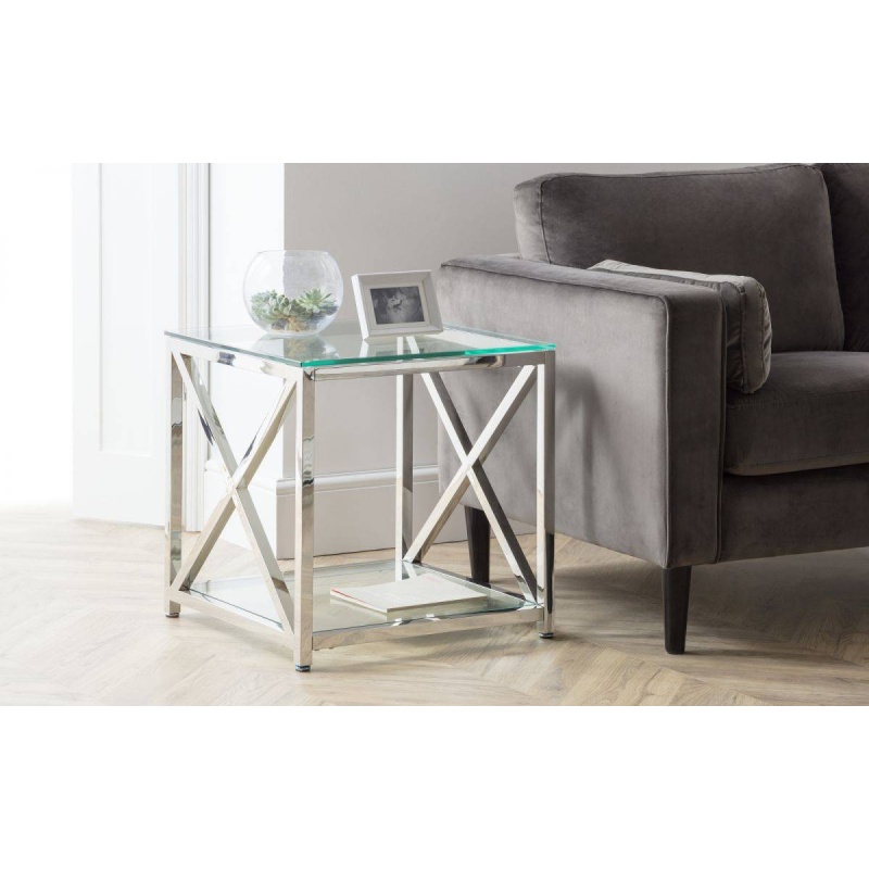 Julian Bowen Miami Square Lamp Table