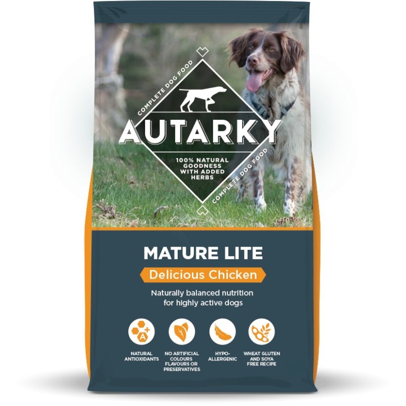 Buy the Autarky Mature Lite Chicken Dog Food 2Kg at Oldrids & Downtown and receive FREE delivery on