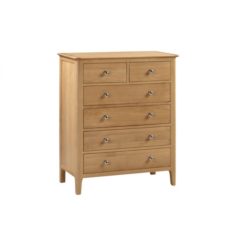 Julian Bowen Cotswold 4+2 Drawer Chest COT102