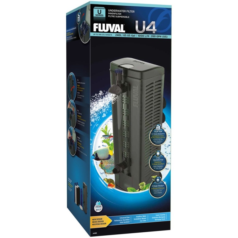 Fluval U4 Underwater Filter 1000LPH Aquariums 130-240L