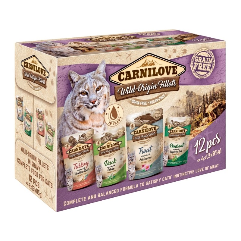 Carnilove Cat Pouch Multipack (12 X 85G