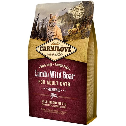 Carnilove Lamb & Wild Boar Adult Cat