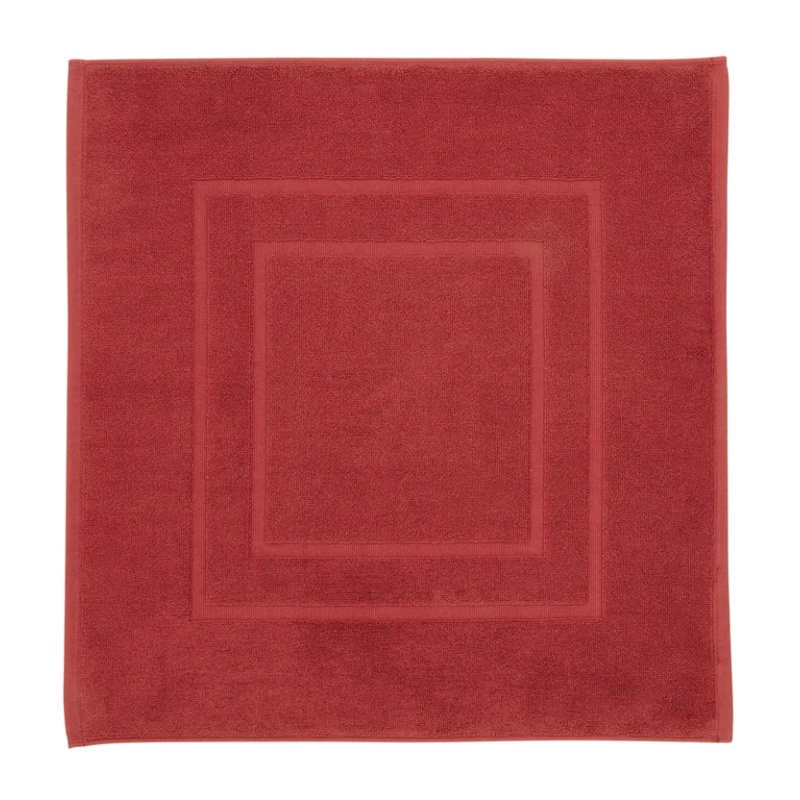 Christy Brixton Textured Shower Mat 60 x 60cm - Pomegranate