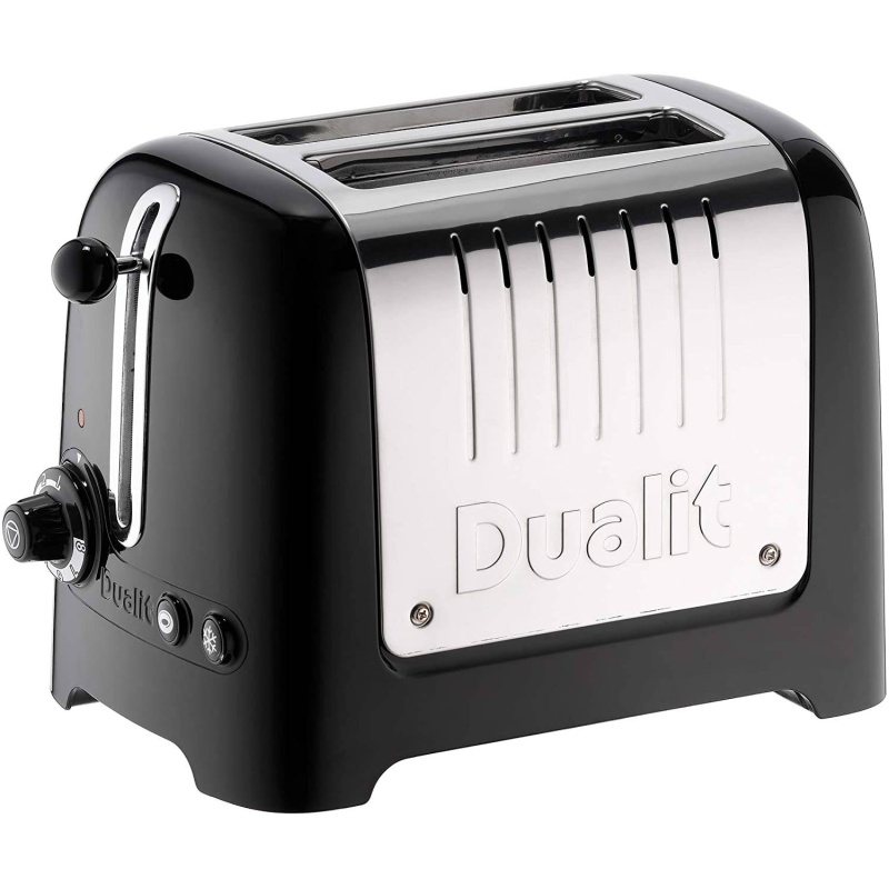 Dualit Black 26205 Lite 2 Slice Toaster - Gloss