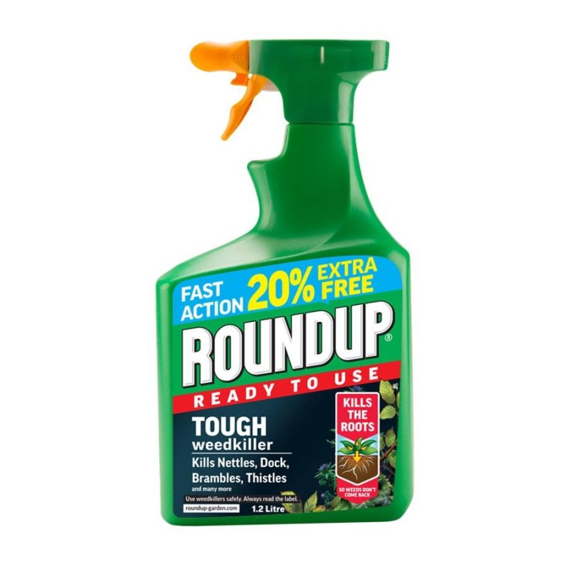 Roundup Tough Ready To Use 1L + 20% Extra Free