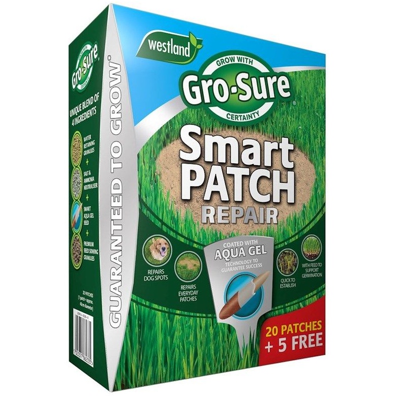 Gro-Sure Smart Patch Repair Spreader 20 Patches + 5 Free
