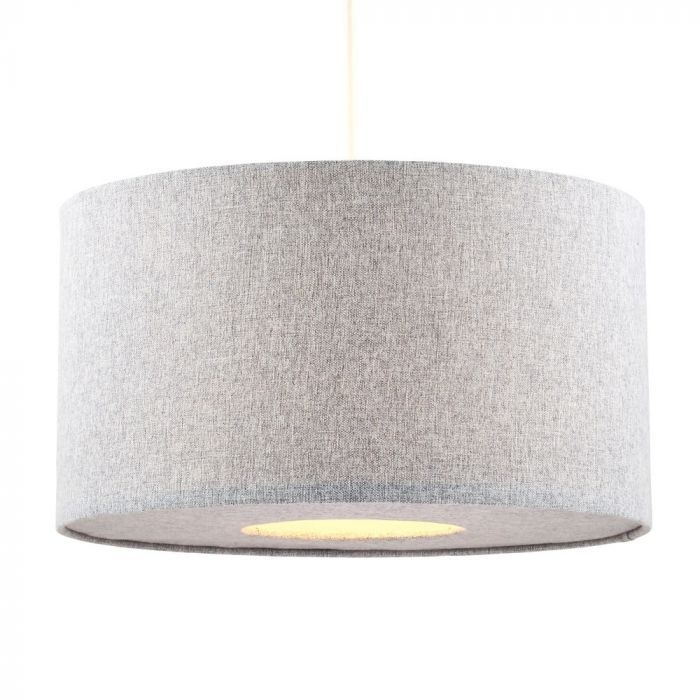 Bhs Light/Grey Marle Easy Fit Shade 40Cm