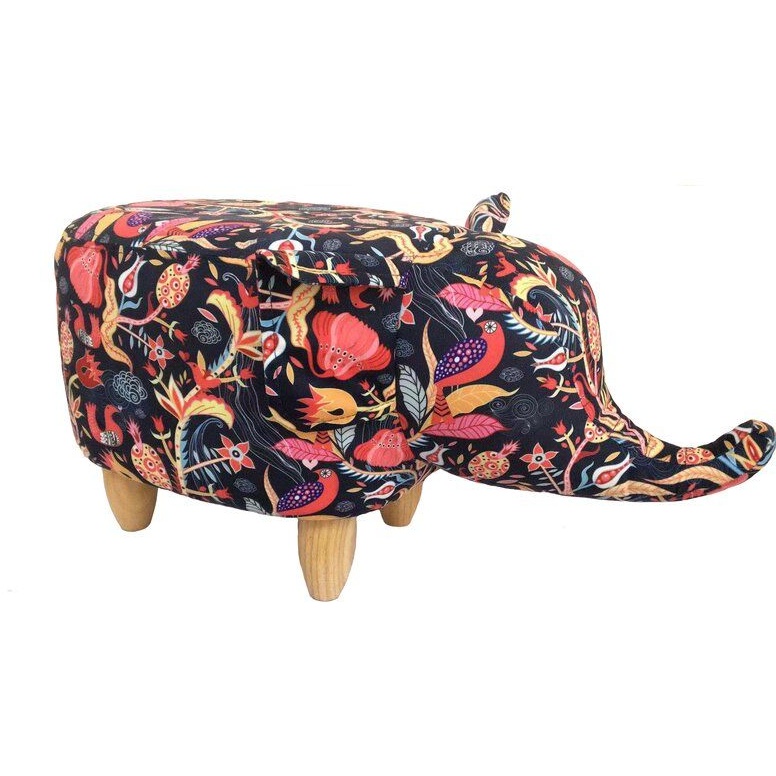 Balarama The Flower Elephant Footstool