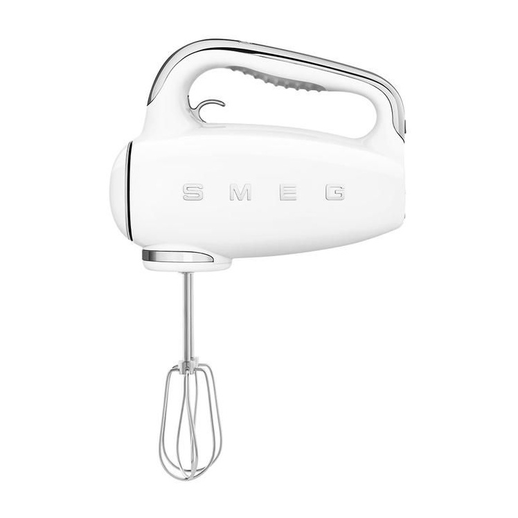 Smeg White Hmf01whuk 50S Style Retro 250W Hand Mixer