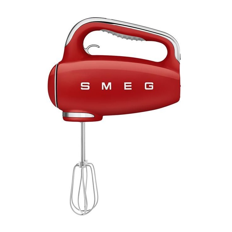 Smeg Red Hmf01rduk 50S Style Retro 250W Hand Mixer