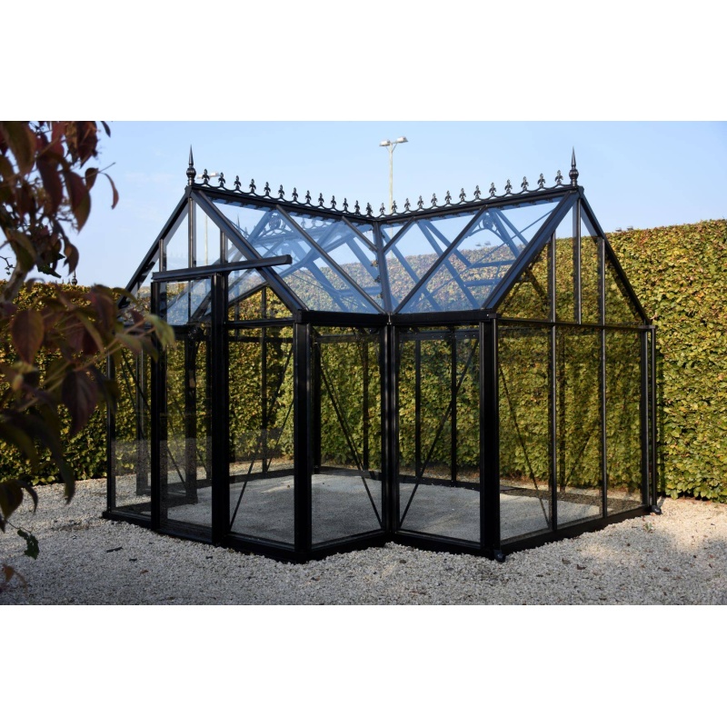 Janssens Eos Junior T-Model 160/40 Tempered Glass Greenhouse 10' x 13'