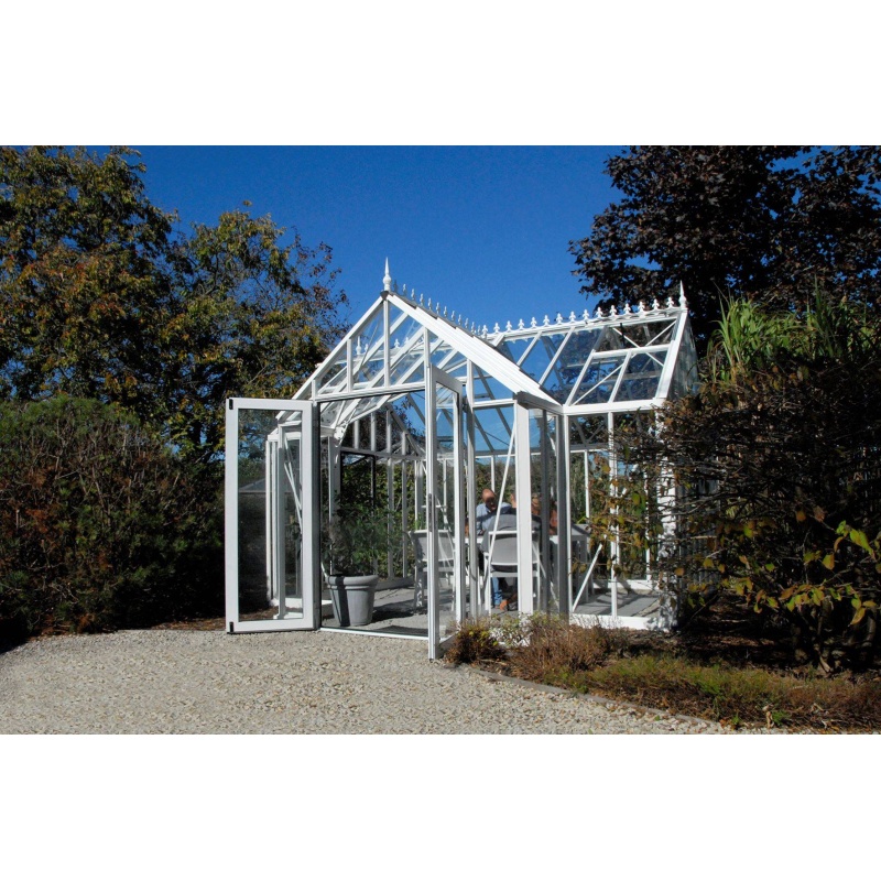 Janssens Eos Royal T-Model 180/40 Tempered Glass Greenhouse 13' x 13'