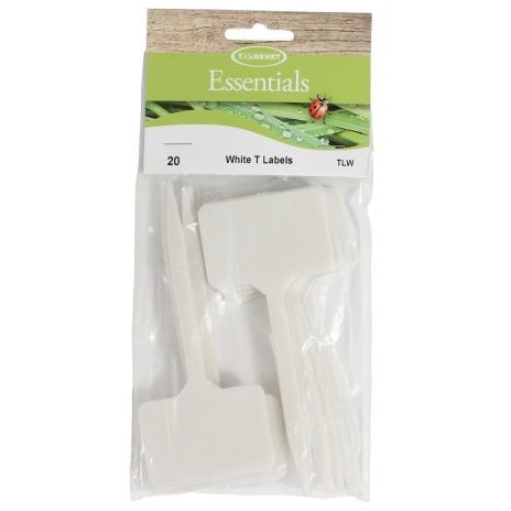 Tildenet T Shaped Plant Labels - White x20