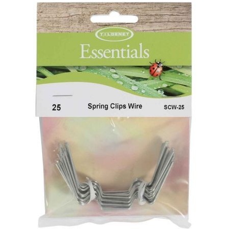 Tildenet Wire Spring Clips x25