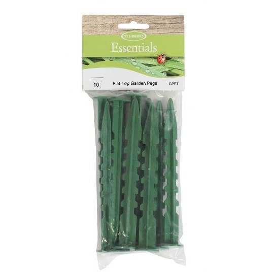 Tildenet Flat Top Garden Pegs x10