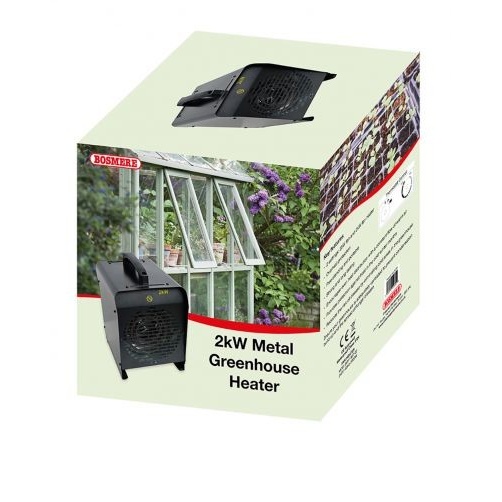 Bosmere 2kW Metal Greenhouse Heater IP24