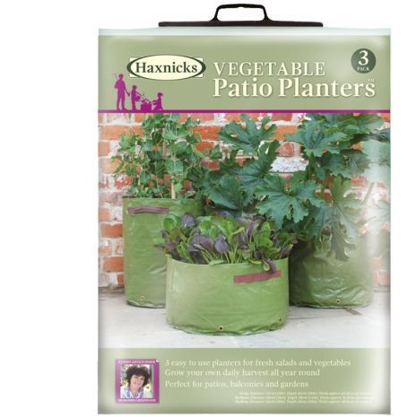 Haxnicks Patio Vegetable Planters x3