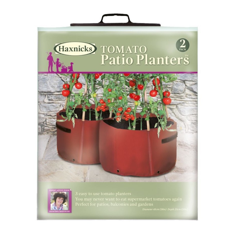 Haxnicks Patio Tomato Planters x2