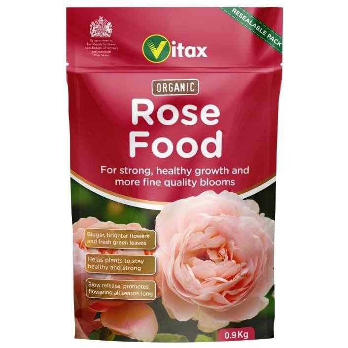 Vitax Organic Rose Food (Pouch) 0.9kg