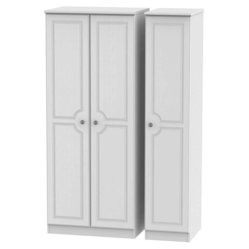 Nocton 182cm Tall 111cm Wide Triple Door Wardrobe