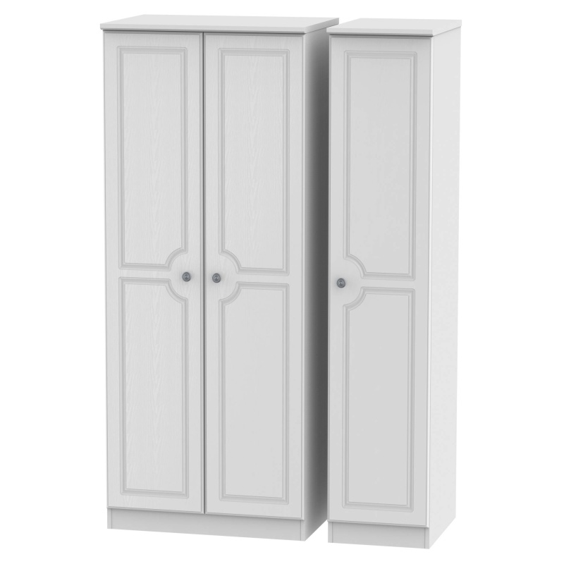 Nocton 182cm Tall 111cm Wide Triple Door Wardrobe
