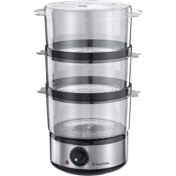 Russell Hobbs 14453 Brushed Stainless Steel 3 Tier Steamer