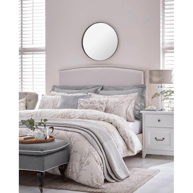 Laura Ashley Grey Pussy Willow Dove Duvet Set - Double
