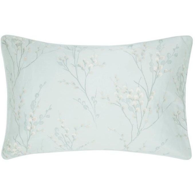 Laura Ashley Pussy Willow Duck Egg Pillowcase Pair