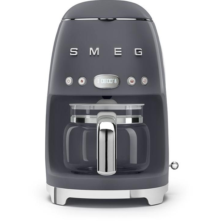 Smeg Grey Dcf02gruk Coffee Machine - Slate