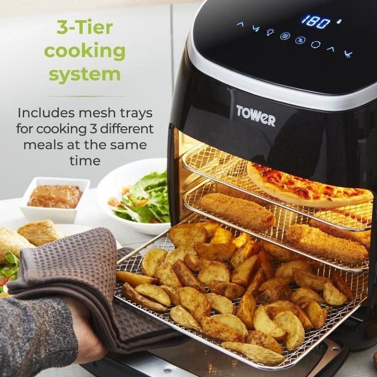 Tower 5-in-1 Air Fryer Oven 11L  Electrical Food Preparation - B&M