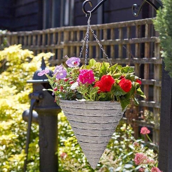 Smart Garden 14" Monza Faux Rattan Cone