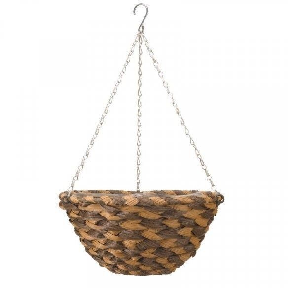 Smart Garden 14" Earth Braid Faux Rattan Basket