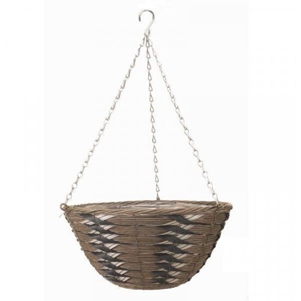 Smart Garden 14" Kikuyu Faux Rattan Basket