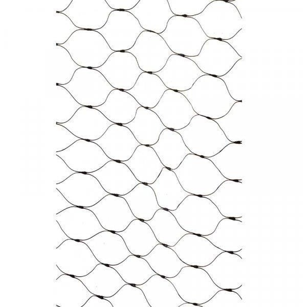Smart Garden Knitted Fruit Netting - 4m x 10m Black 25mm Mesh