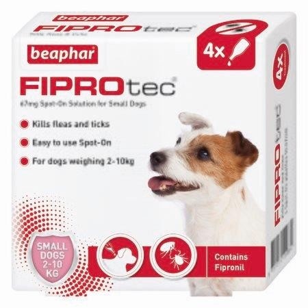 Beaphar FIPROtec Spot On Small Dog 4 Pipettes
