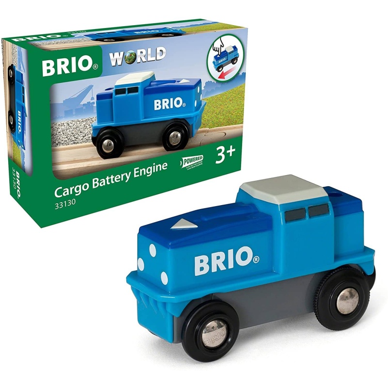 Brio World - 33130 Cargo Battery Engine - Blue