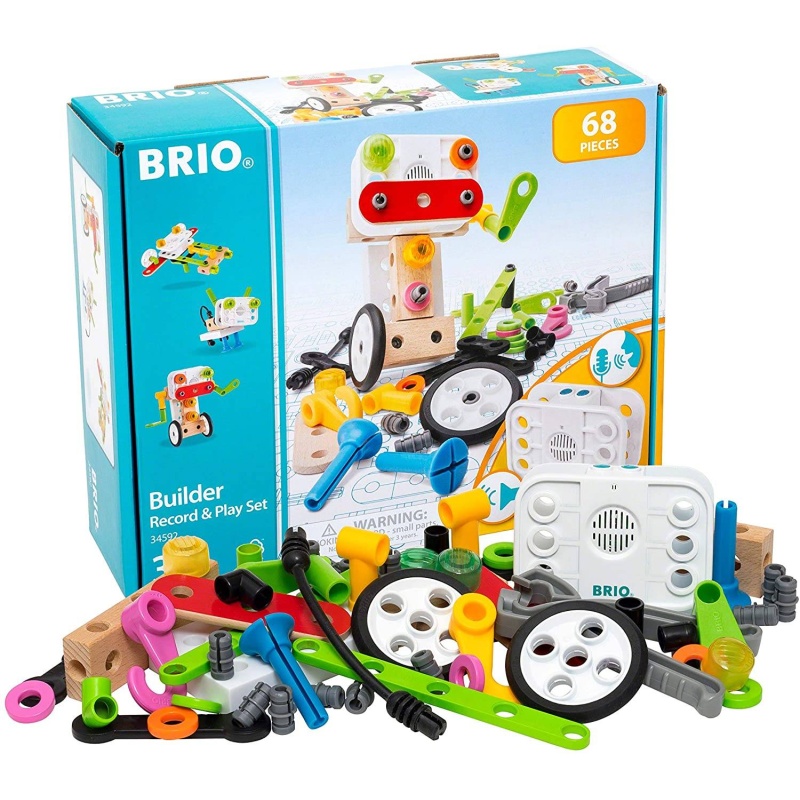 Brio Builder 34592 Record & Play Construction Set