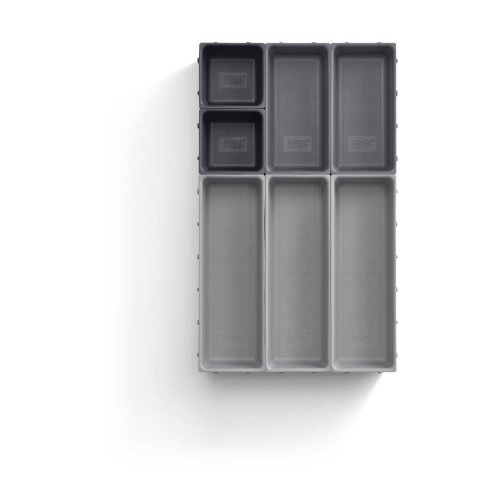 Joseph Joseph Blox 7 Piece Drawer Organiser Set - Grey