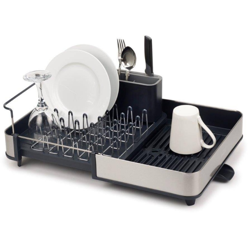 Joseph Joseph Grey Expandable Dish Rack, 31 cm x 35.30 cm x 16.70 cm - Image 6