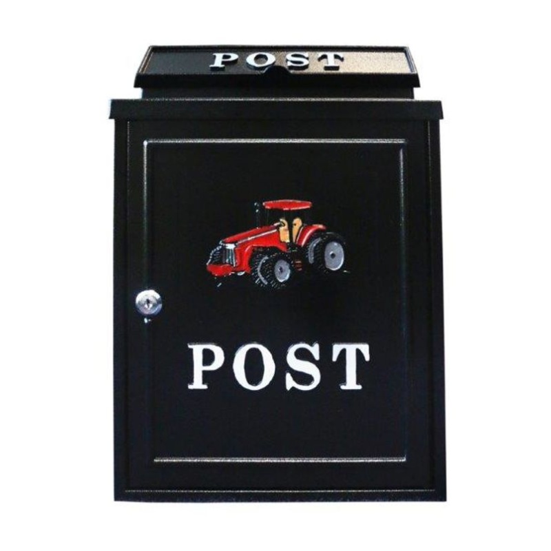 Harewood Red Tractor Post Box