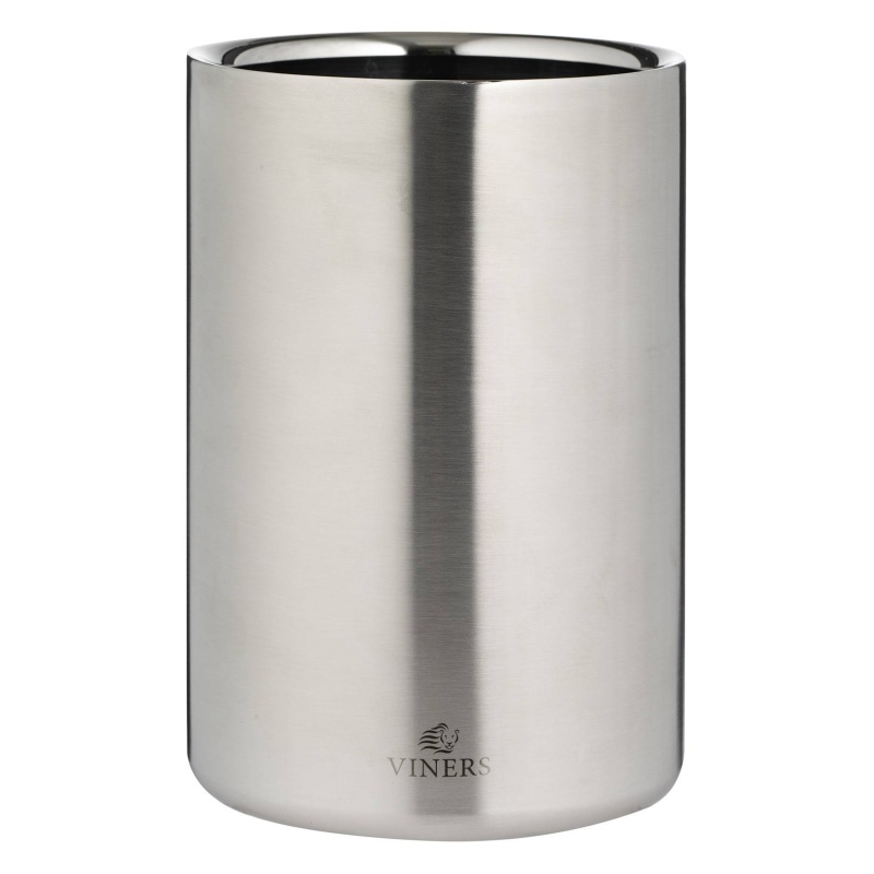 Viners Double Walled Wine Cooler Silver