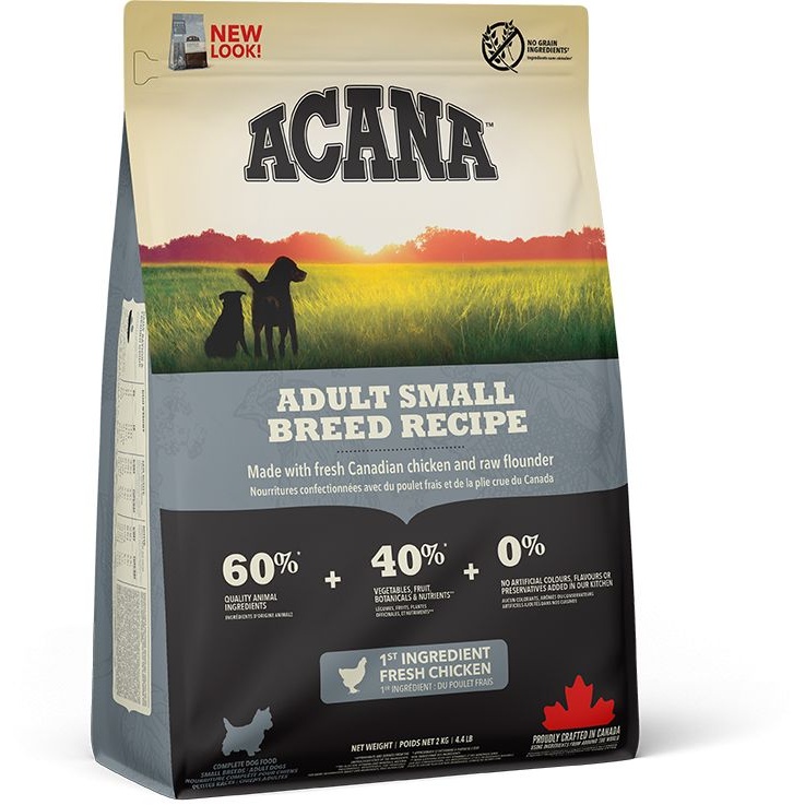 Acana Heritage Adult Small Breed Dog Food 2kg