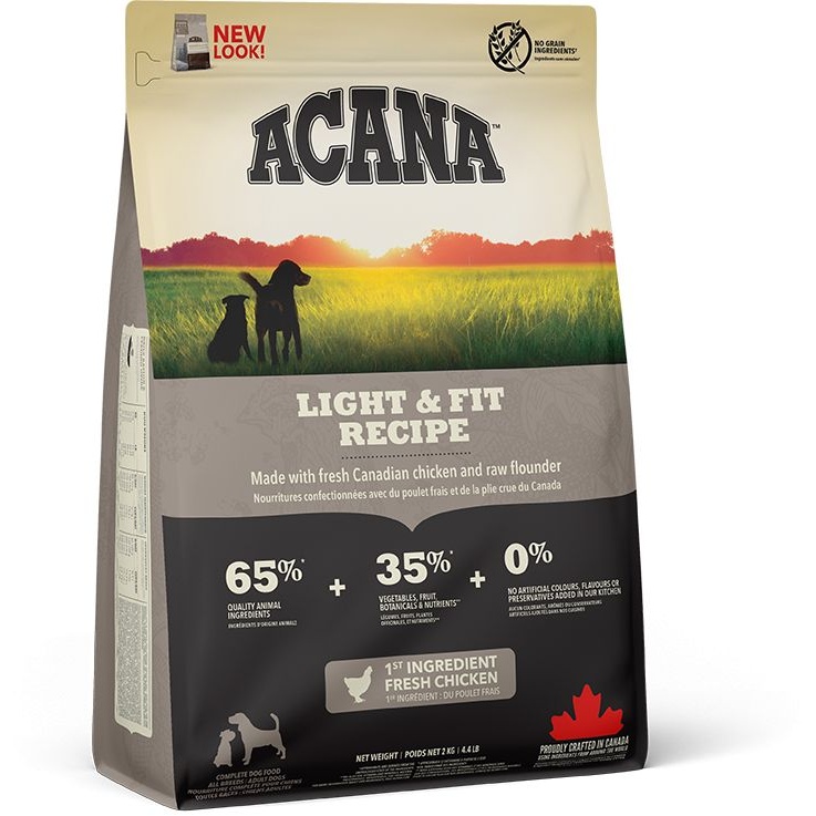Acana Heritage Light & Fit Dog Food 2kg