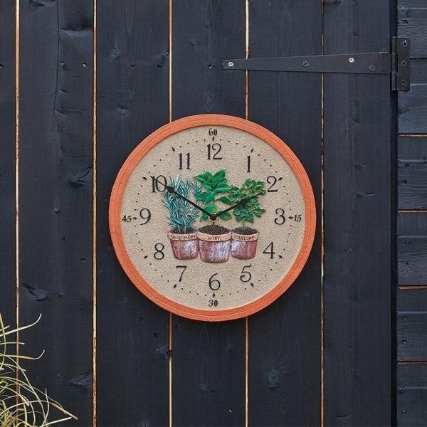Smart Garden Herbs Wall Clock 12'