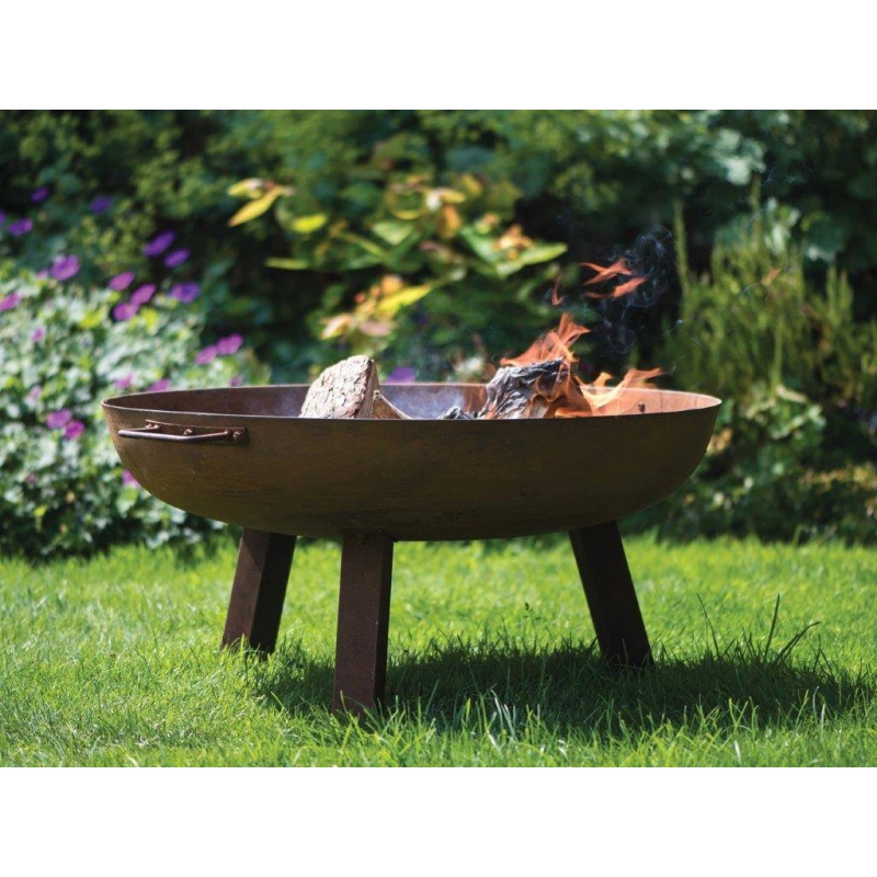 Woodlodge Glasto Fire Pit With Legs 55cm