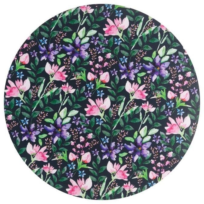 Denby Dark Floral Round Placemats Set Of 6