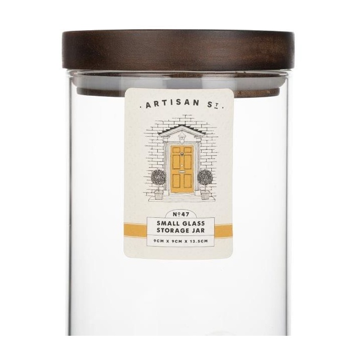 Captivate Cream/Dark Artisan Street Small Storage Jar 550Ml